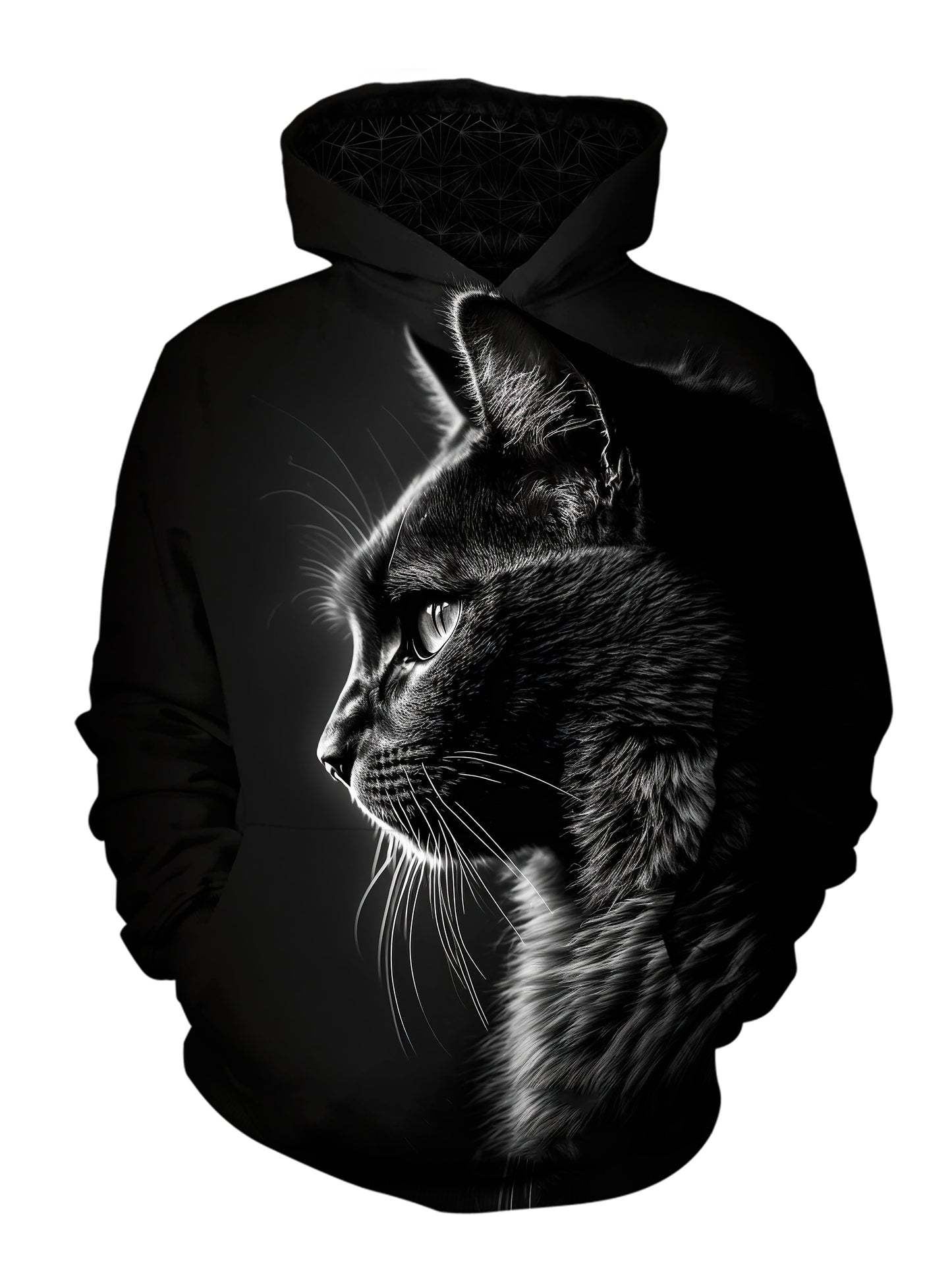 Get lost in the mesmerizing patterns of this psychedelic hoodie