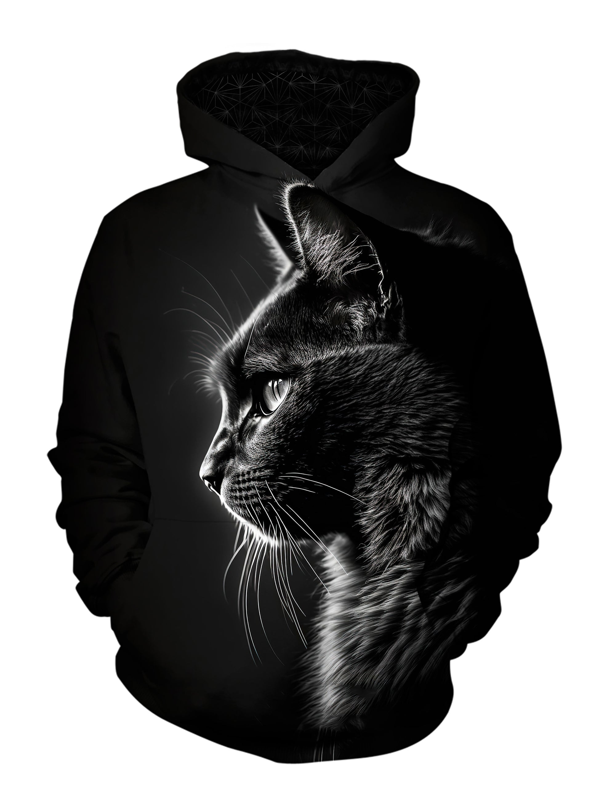 Get lost in the mesmerizing patterns of this psychedelic hoodie