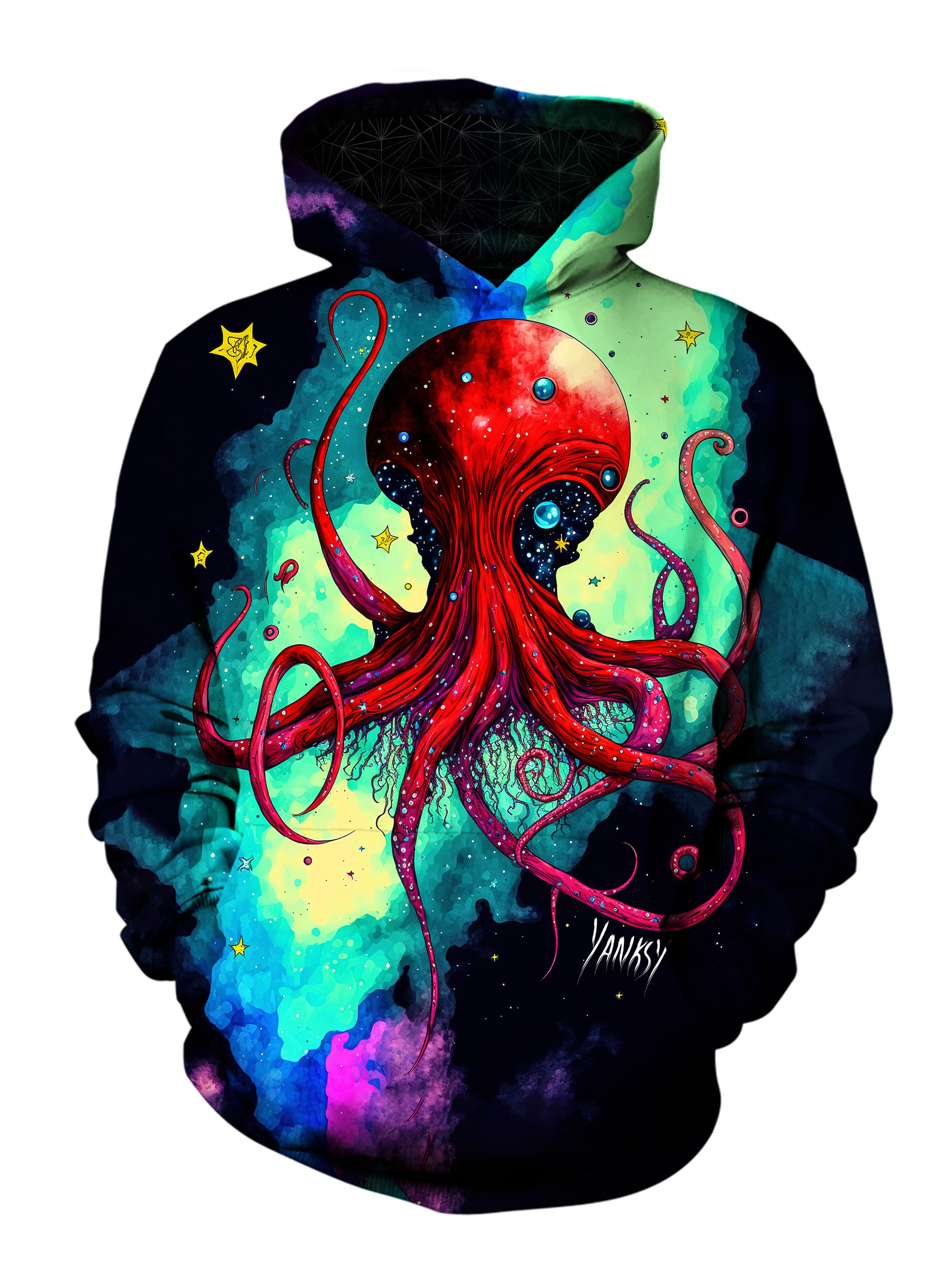 Get ready to party in comfort and style with this pullover hoodie