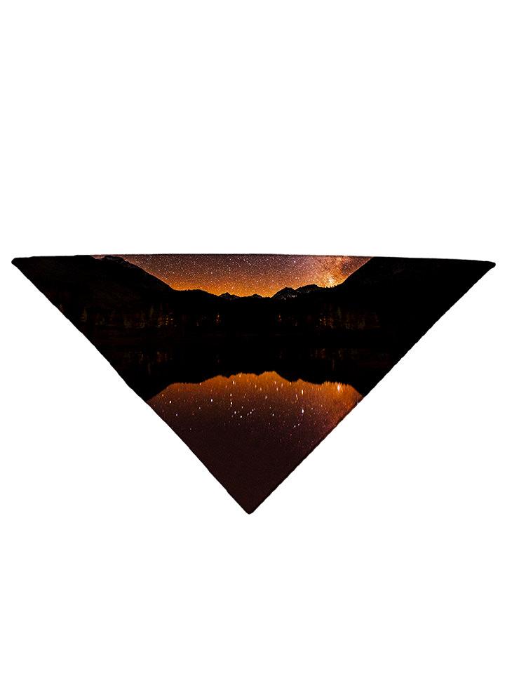 Starlit Valley Printed Bandana Folded