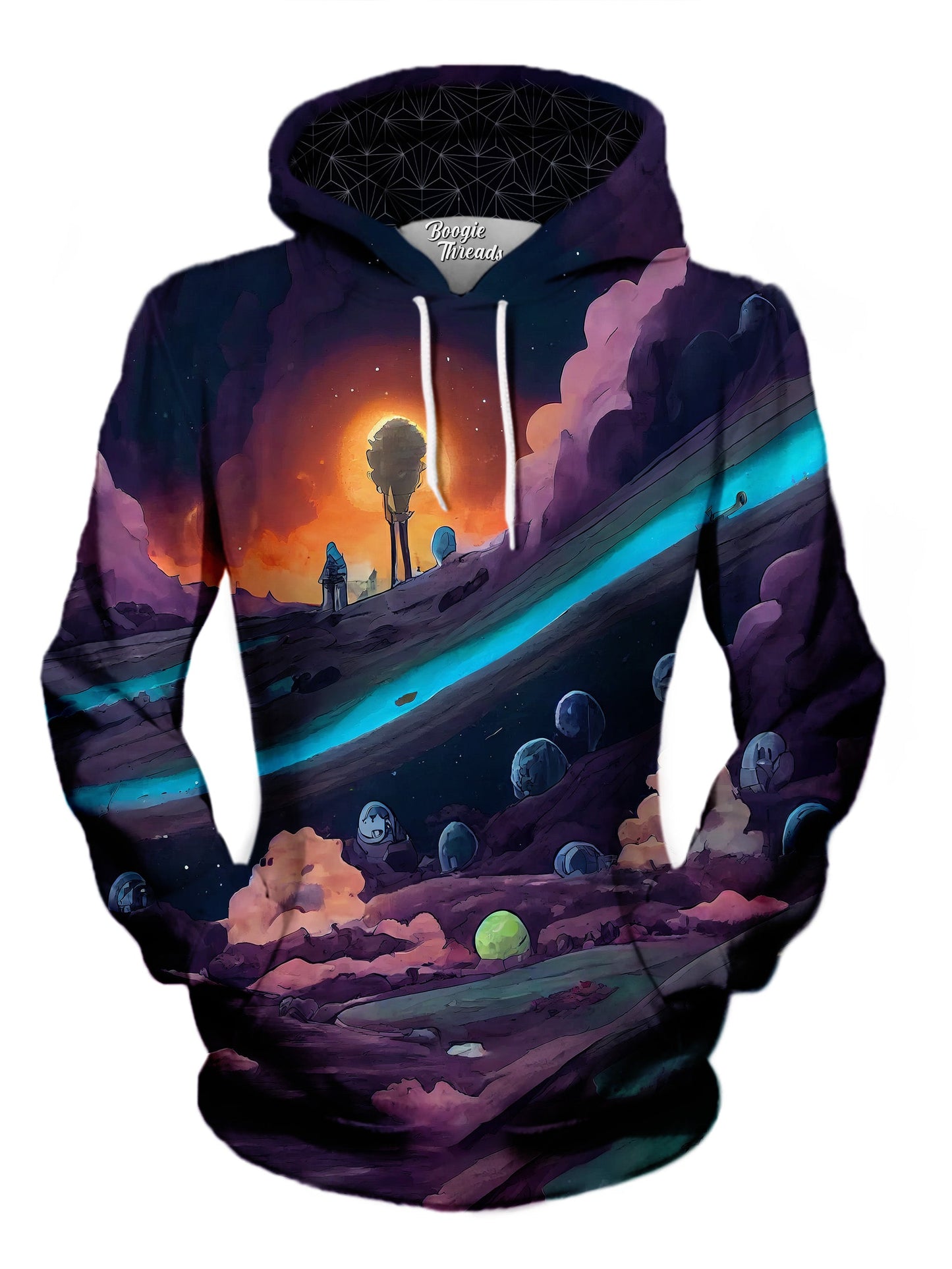 Spirited Defeat Unisex Pullover Hoodie - EDM Festival Clothing - Boogie Threads