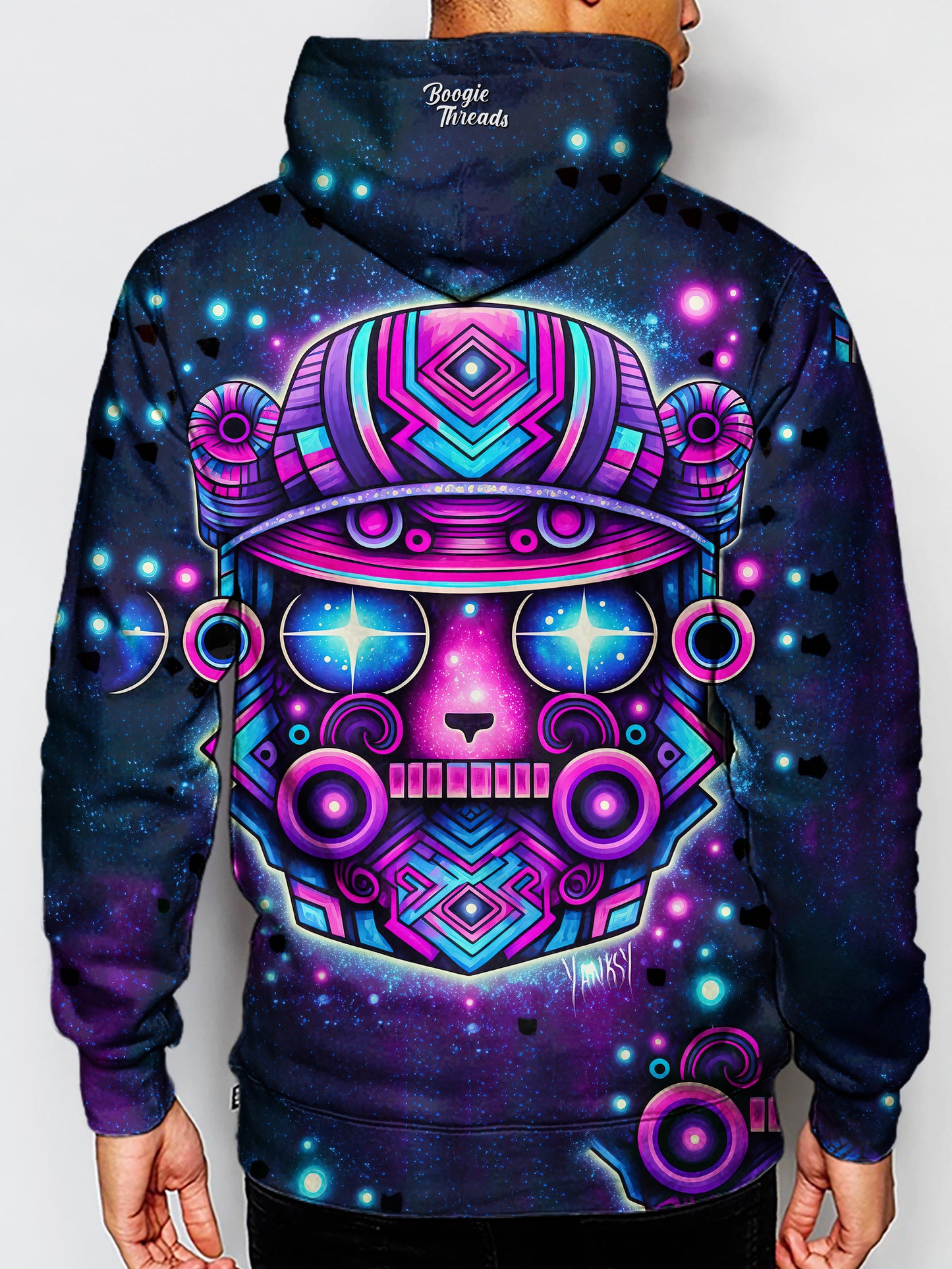 Embrace your unique style with this bright and colorful hoodie