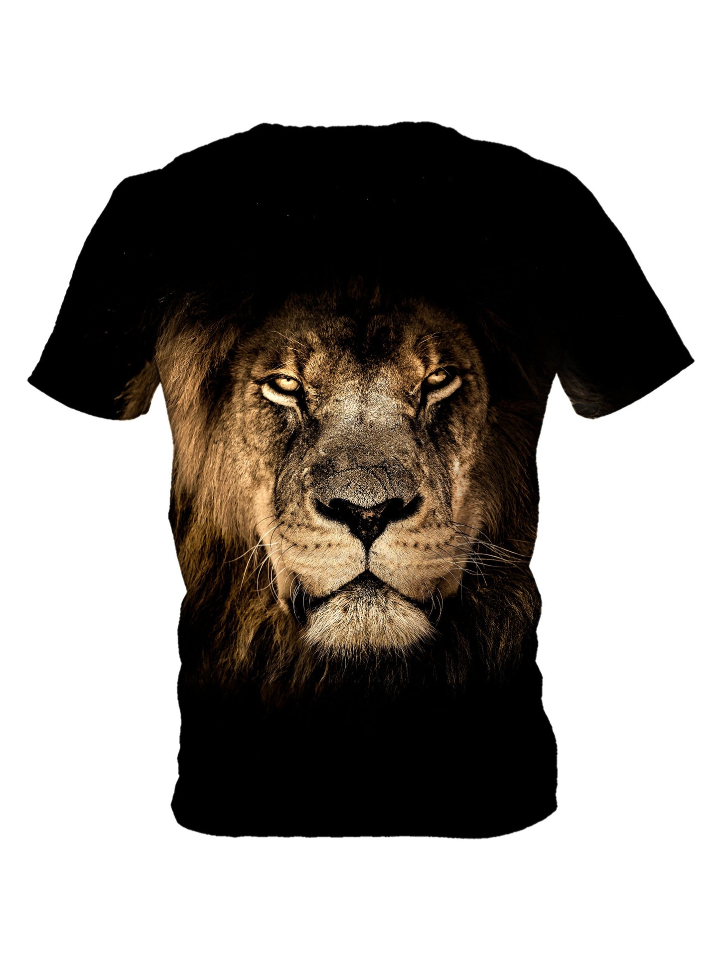 Back view of all over print psychedelic animal t shirt by Gratefully Dyed Apparel.