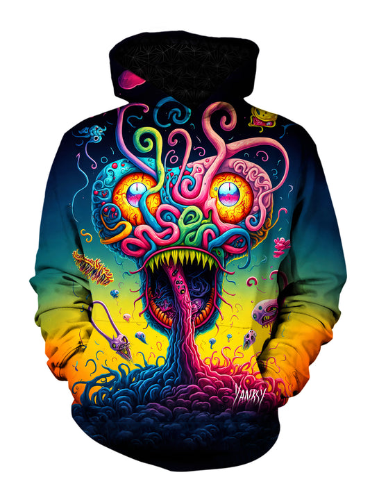 Embrace your inner artist with this one-of-a-kind trippy hoodie