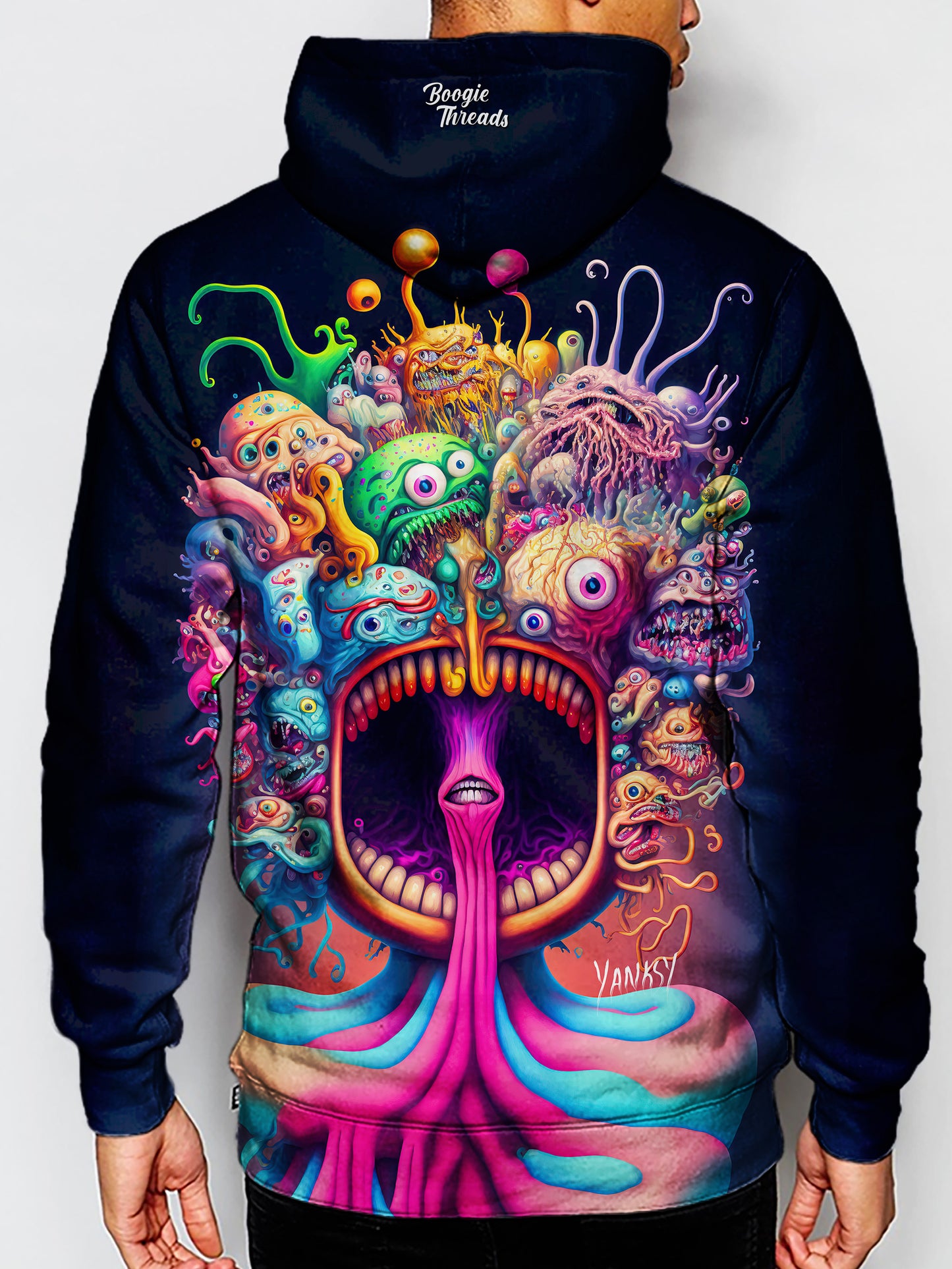 Stay comfy and stylish all night long with this pullover hoodie