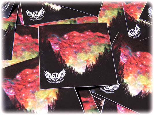 Rasta Woods Vinyl Sticker - GratefullyDyed - 1