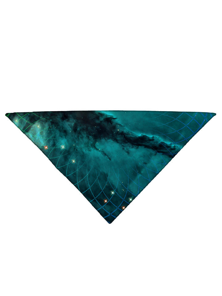 Geometric Cloud Cluster Printed Bandana - GratefullyDyed - 2