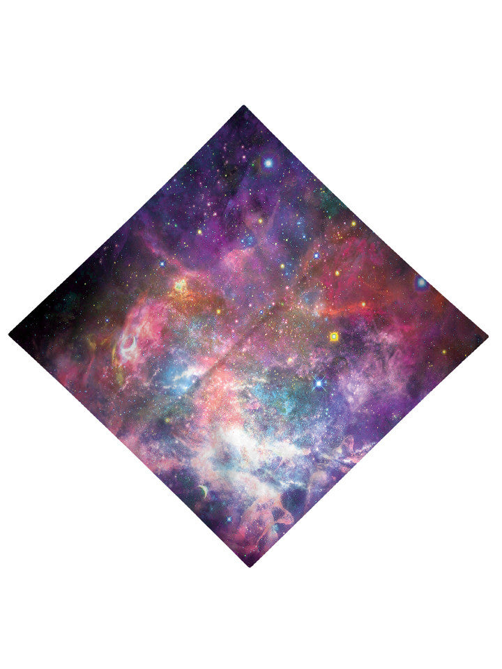 Coral Corona Printed Bandana - GratefullyDyed - 3