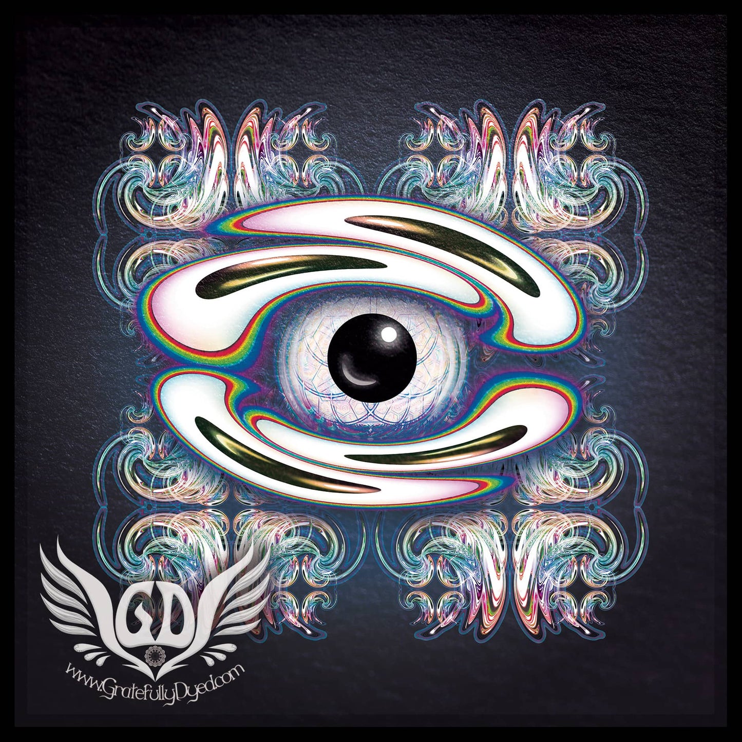 Filagree Freakout Vinyl Sticker - GratefullyDyed - 2