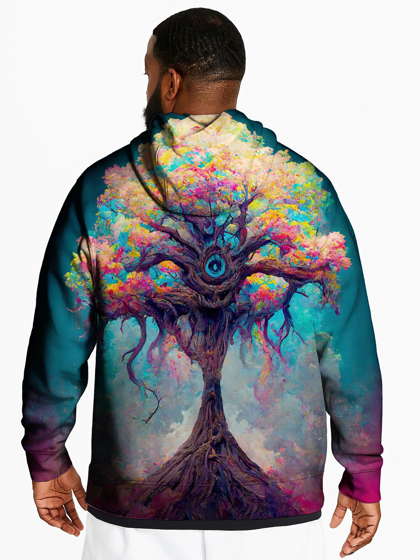 Whimsical Tree Unisex Pullover Hoodie - EDM Festival Clothing - Boogie Threads