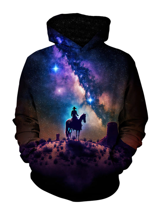 Turn heads wherever you go with this colorful and unique hoodie