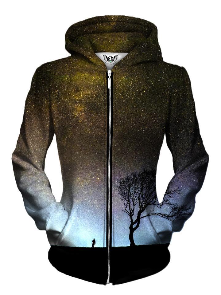 Beautiful Light Brown Womens Zip Up Hoodie