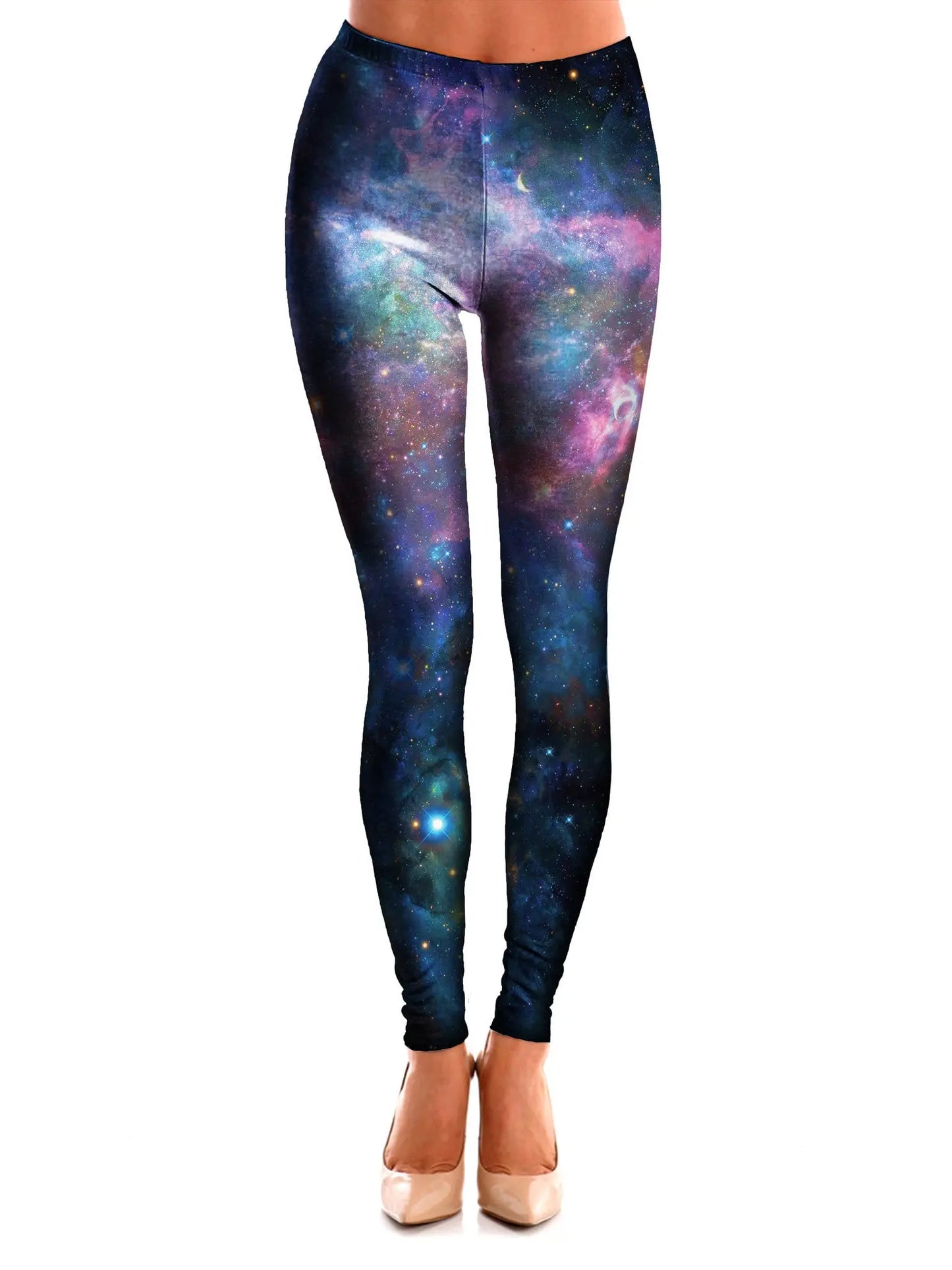 Dazzling Dimension Space Leggings - GratefullyDyed - 1