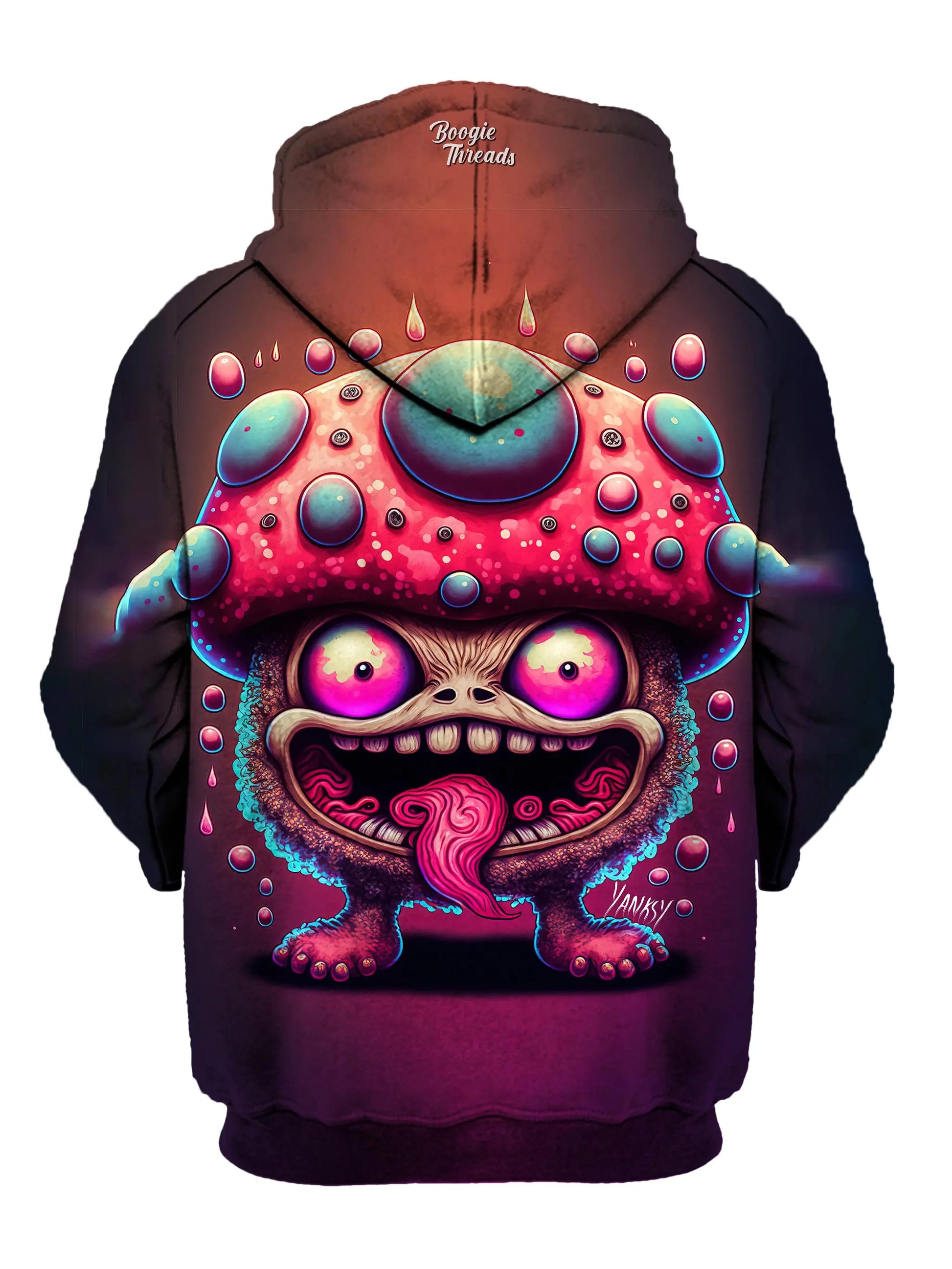 Get ready to dance the night away in this comfortable pullover hoodie