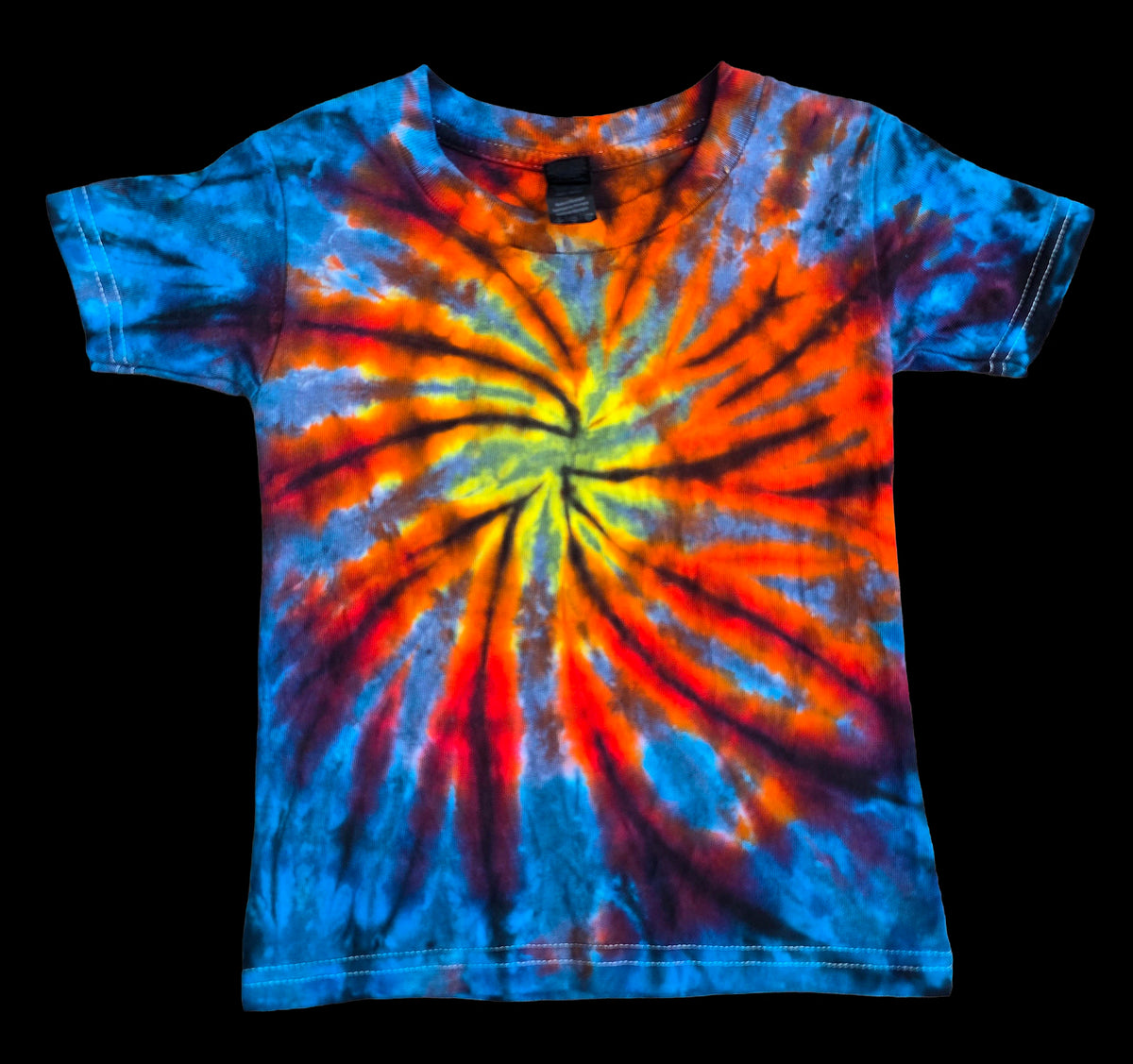 Blaze Turbine - Original Handmade Tie-Dye Kids Tee