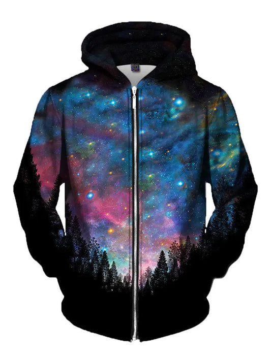 Galactic Valley Zip-Up Hoodie | Edm Clothing