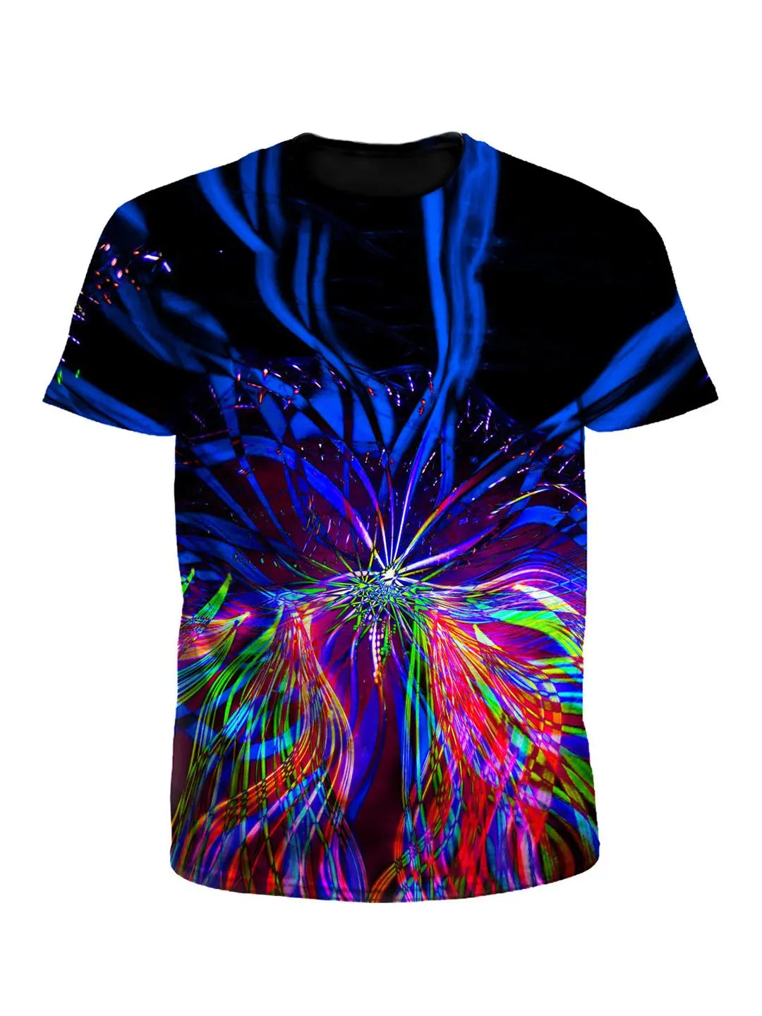 On One Psychedelic Light Show Unisex T-Shirt - Boogie Threads