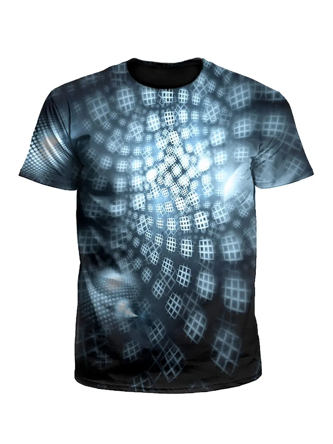 Honeycombs Geometric Fractal Unisex T-Shirt - Boogie Threads