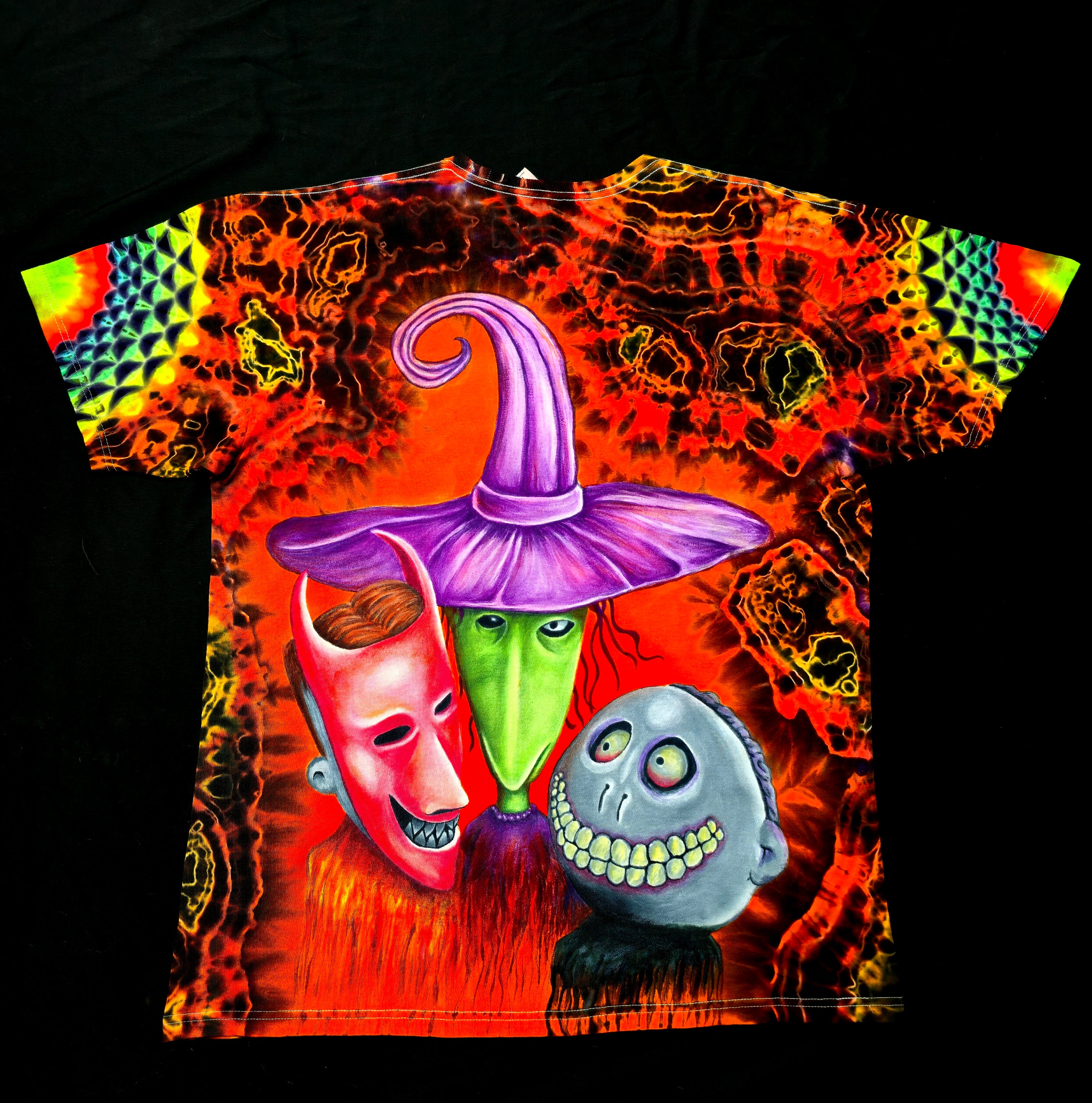 Nightmare Before Christmas Oogie Boogie - Original Handmade Tie-Dye Tee
