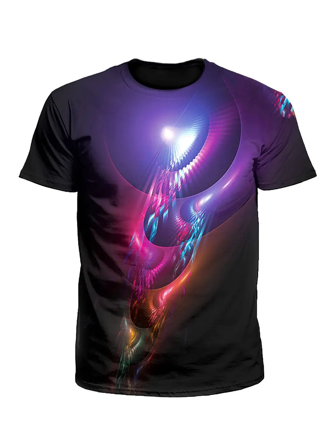 Elegance Rainbow Sound Wave Unisex T-Shirt - Boogie Threads