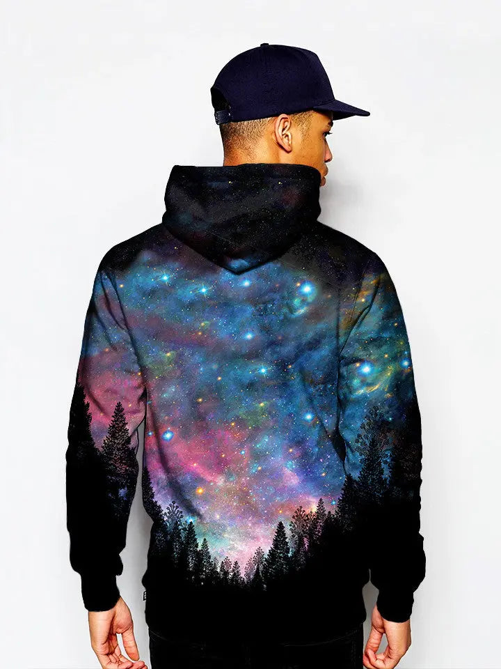 Festival Clothing | Edm Style | Space Forest Print