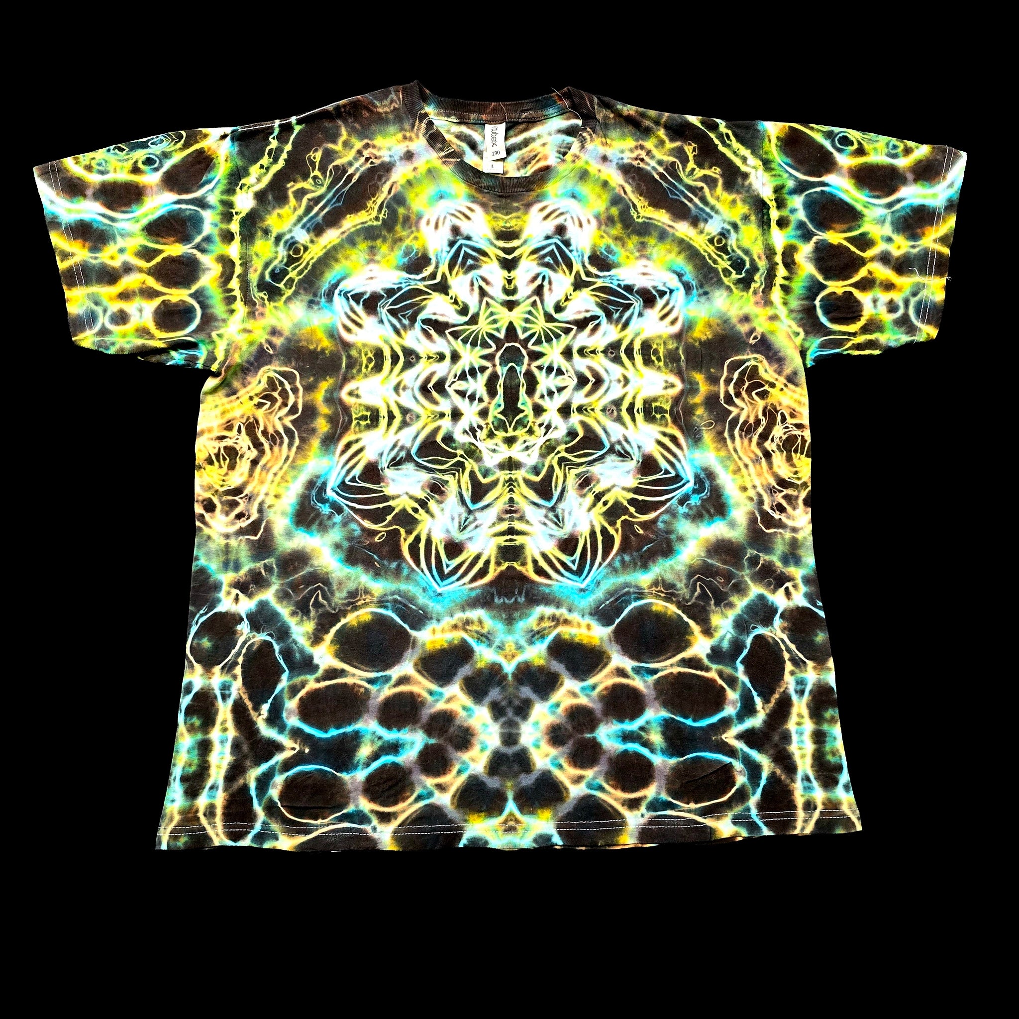 Aurora Lattice - Original Handmade Tie-Dye Tee