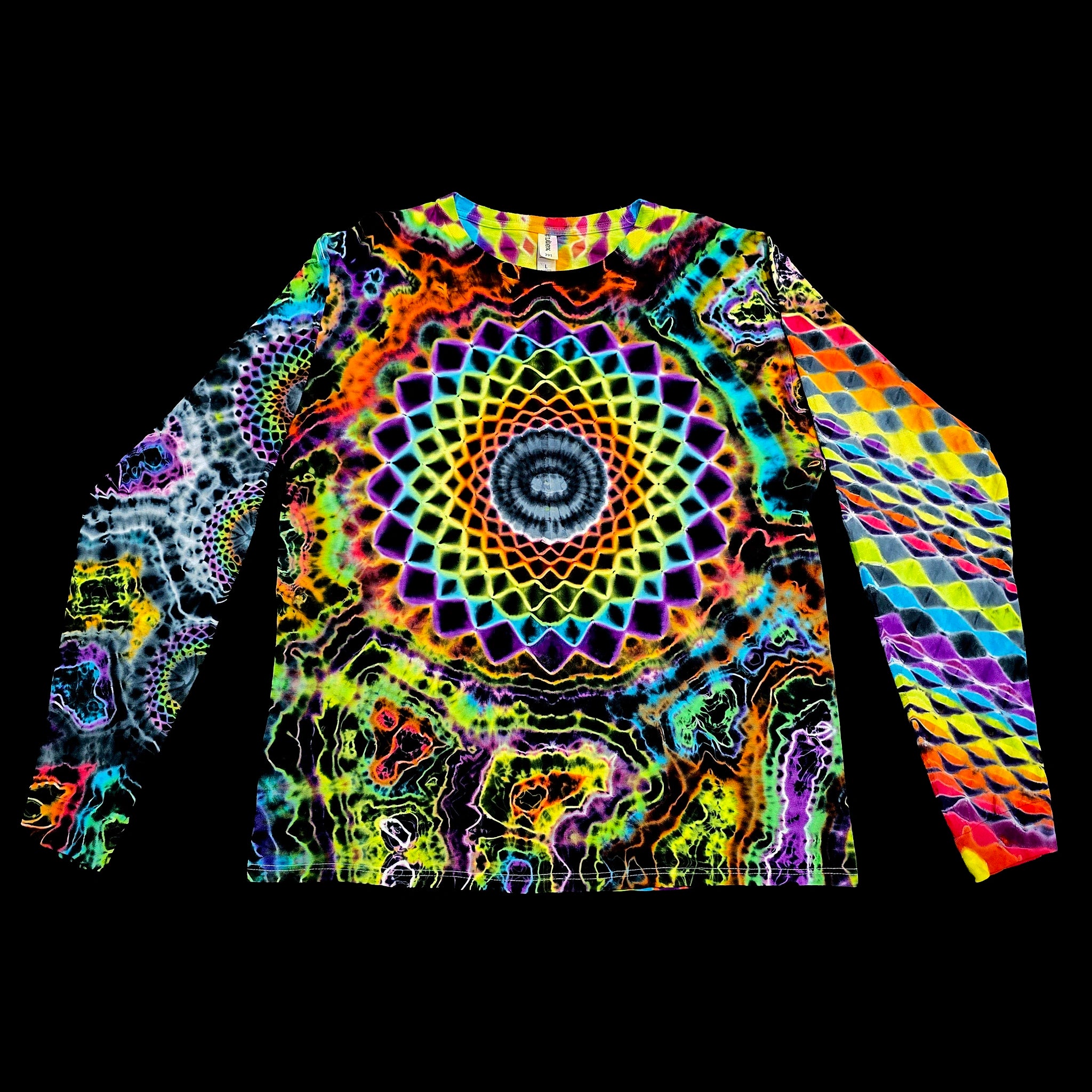 Astral Loom - Original Handmade Tie-Dye Long Sleeve Tee