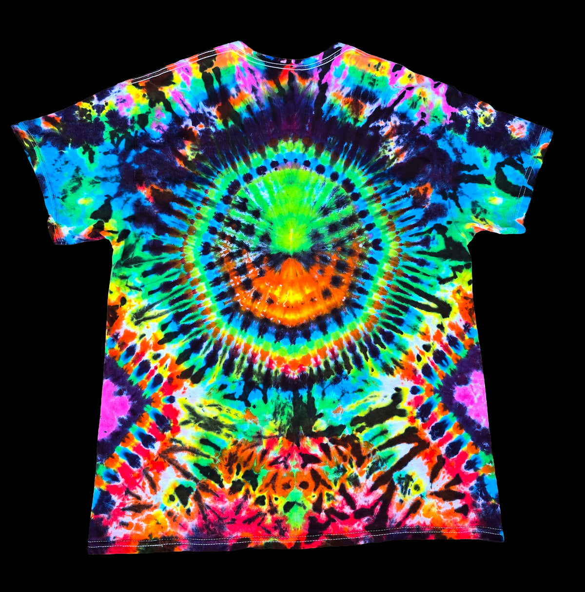 Chroma Crest - Original Handmade Tie-Dye Tee
