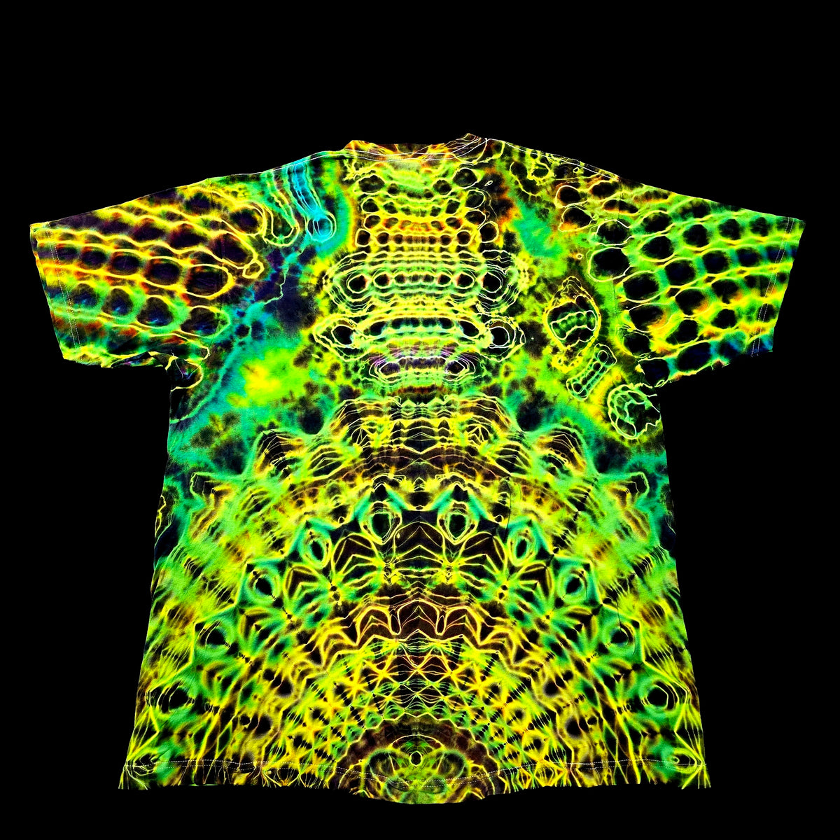 Emerald Vortex - Original Handmade Tie-Dye Tee