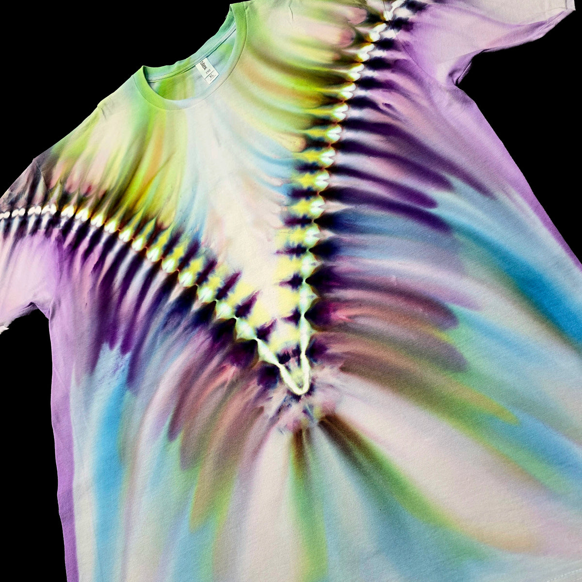 Pastel Chevron - Original Handmade Tie-Dye Tee
