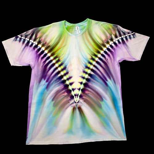 Pastel Chevron - Original Handmade Tie-Dye Tee