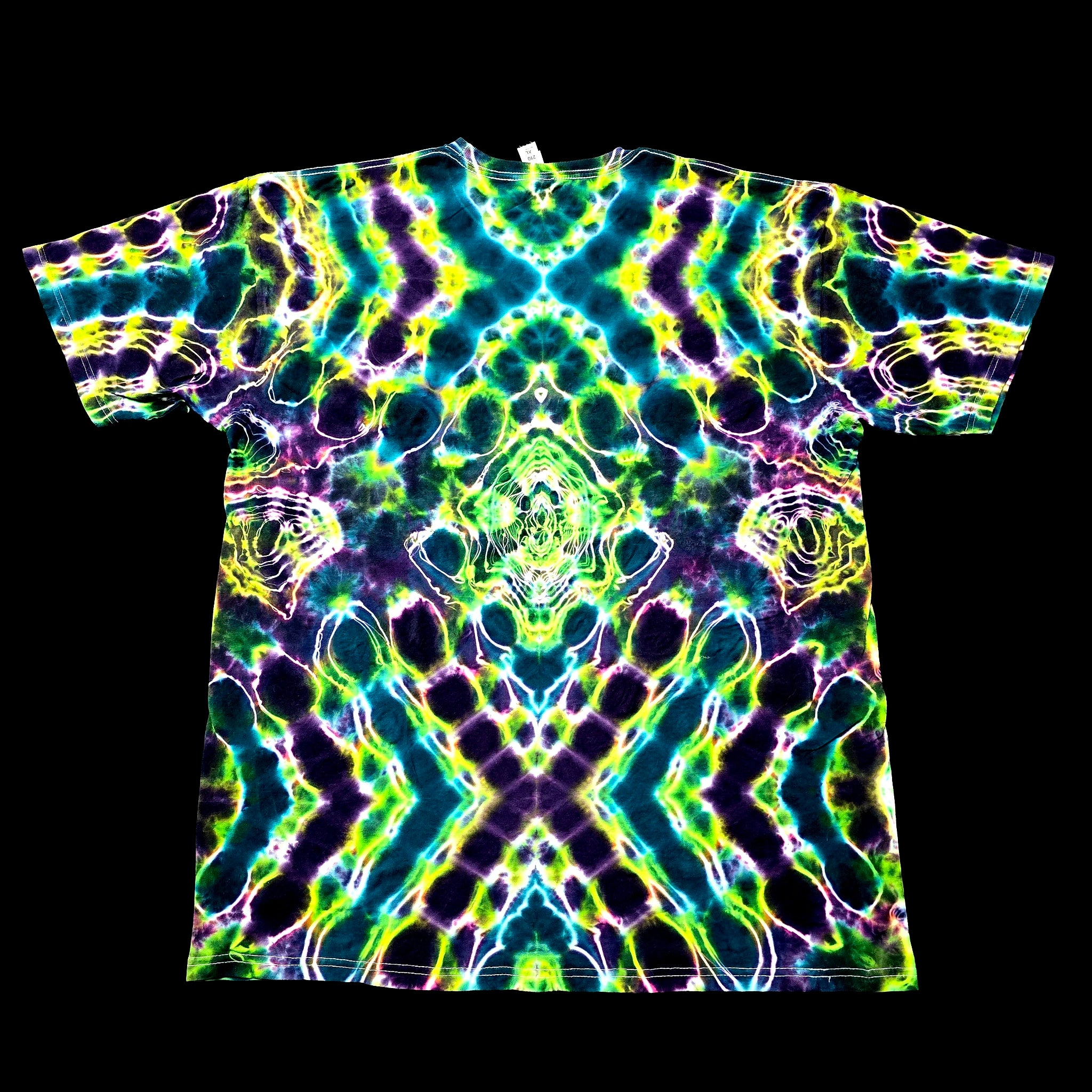 Emerald Voltage - Original Handmade Tie-Dye Tee