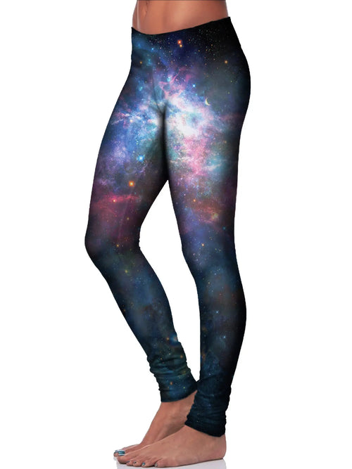 Dazzling Dimension Space Leggings - GratefullyDyed - 2
