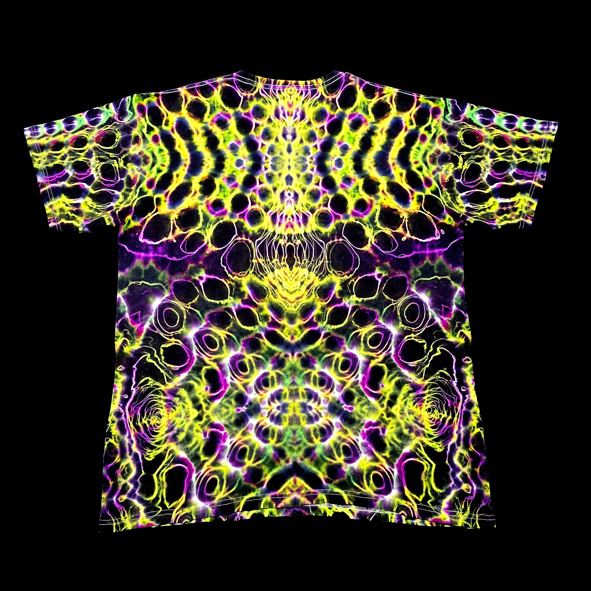 Neon Cathedral - Original Handmade Tie-Dye Tee