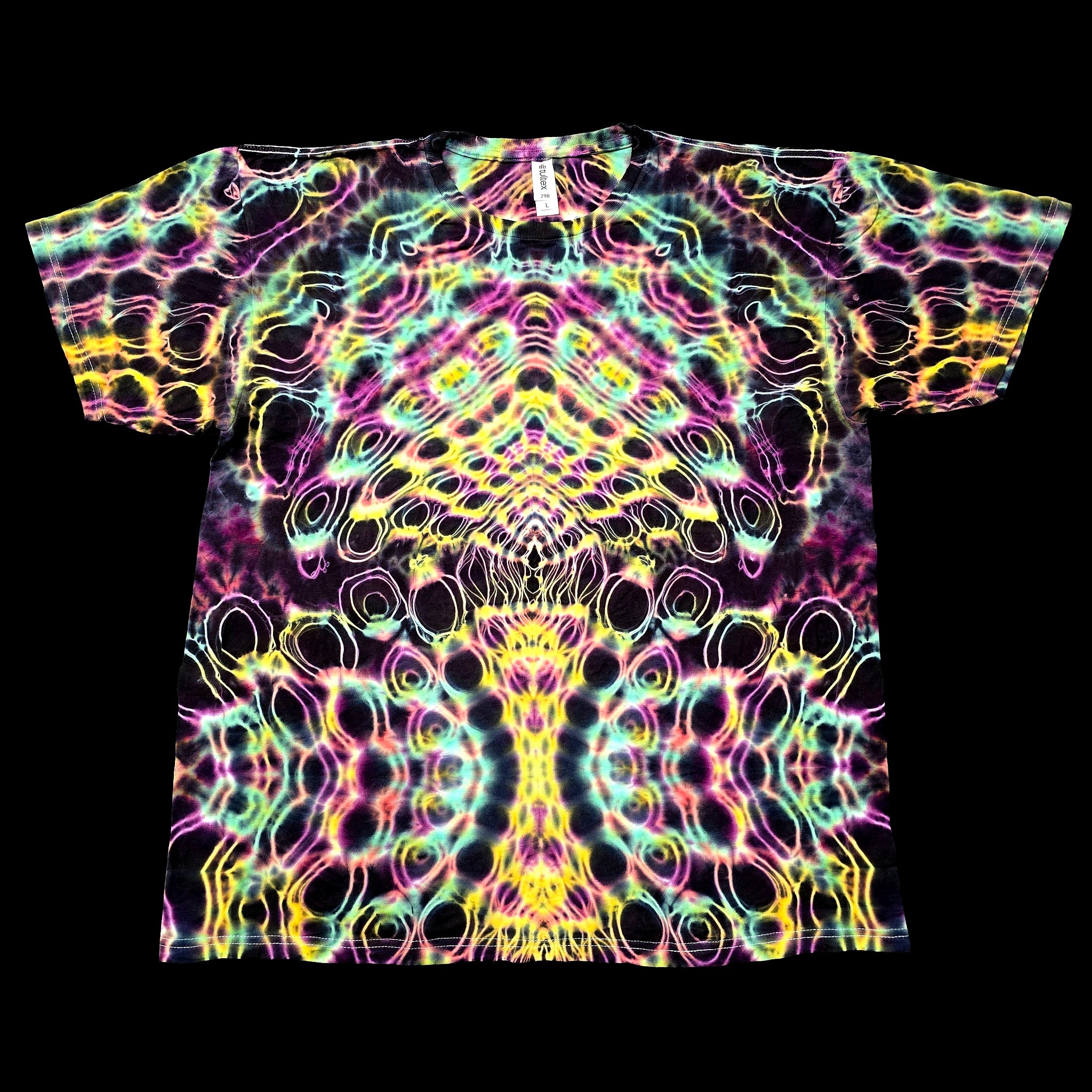 Prismatic Abyss - Original Handmade Tie Dye Shirt