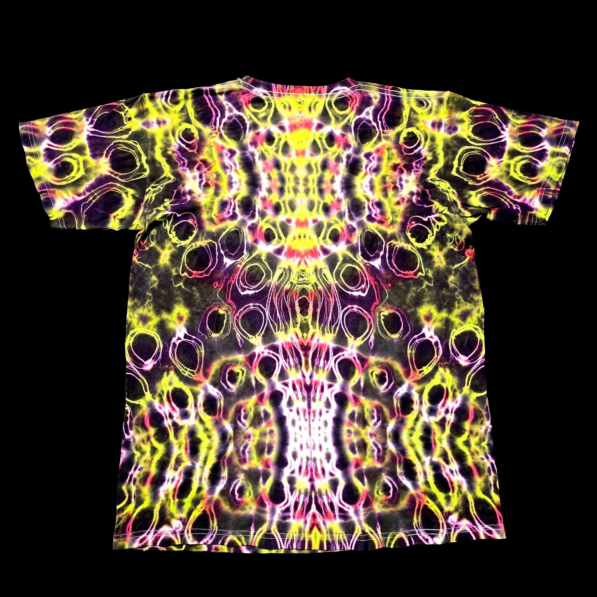 Solar Pulse Veil - Original Handmade Psychedelic Tie-Dye Tee