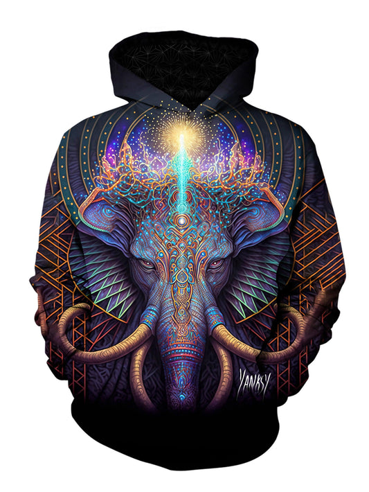 Turn heads wherever you go with this colorful and unique hoodie