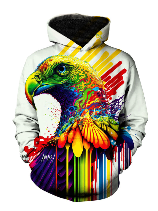 Embrace your inner artist with this one-of-a-kind trippy hoodie