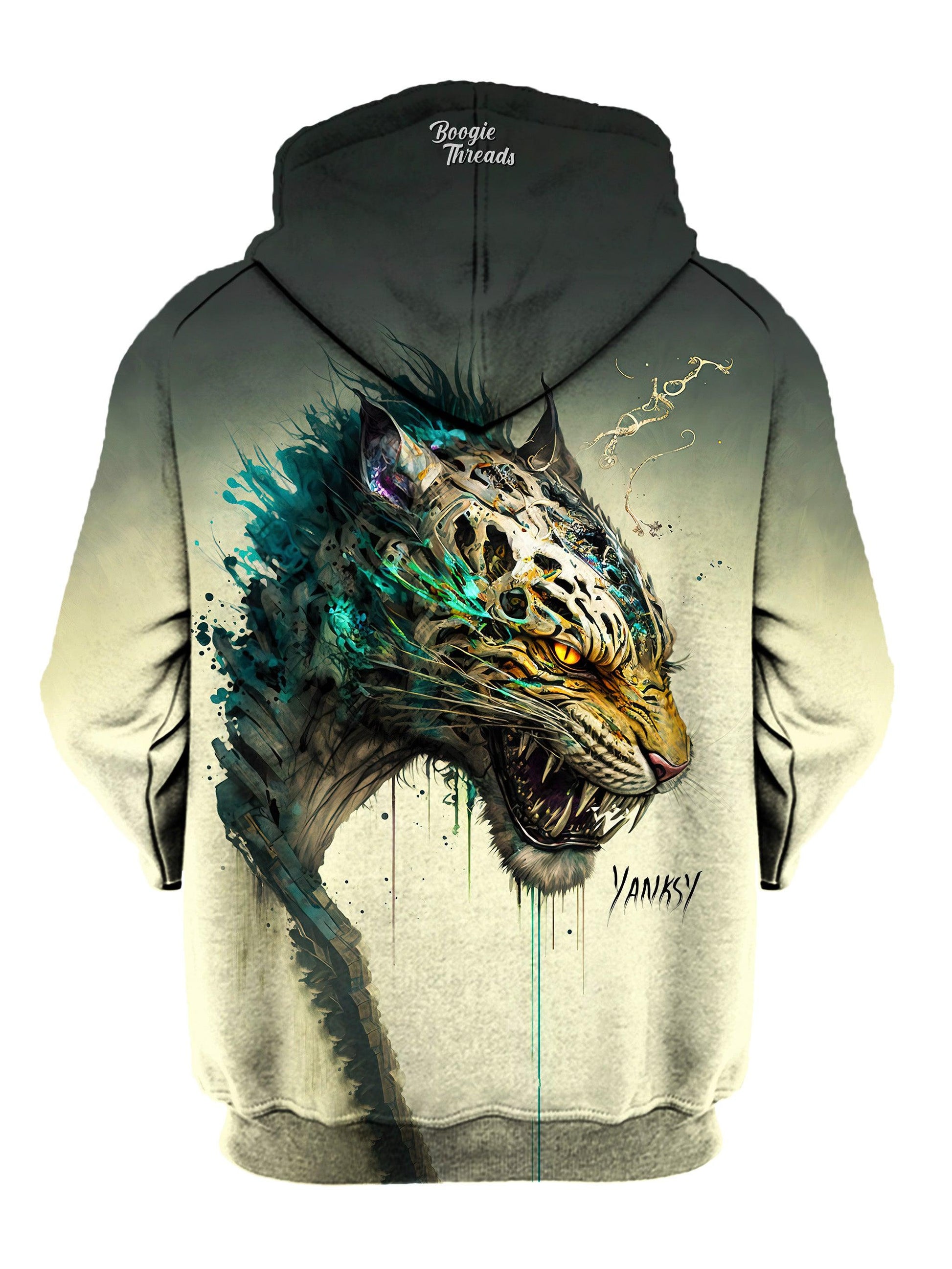 Stay comfortable and stylish all day and night at festivals and raves with this pullover hoodie