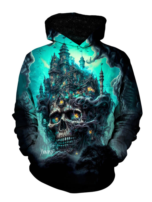 Express your creativity and individuality with this one-of-a-kind trippy pullover hoodie