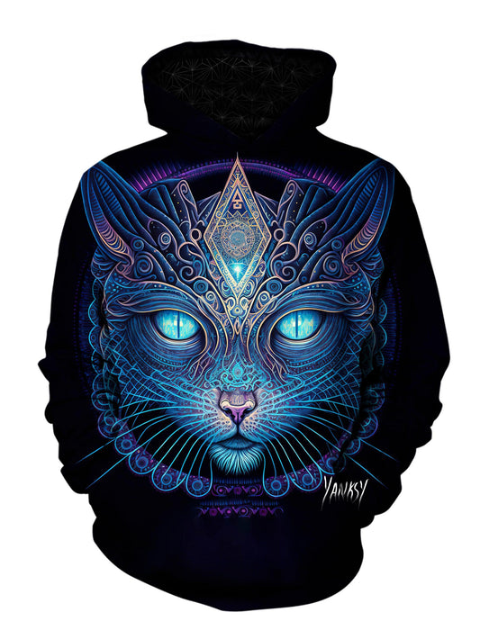 Get lost in the mesmerizing patterns of this psychedelic hoodie