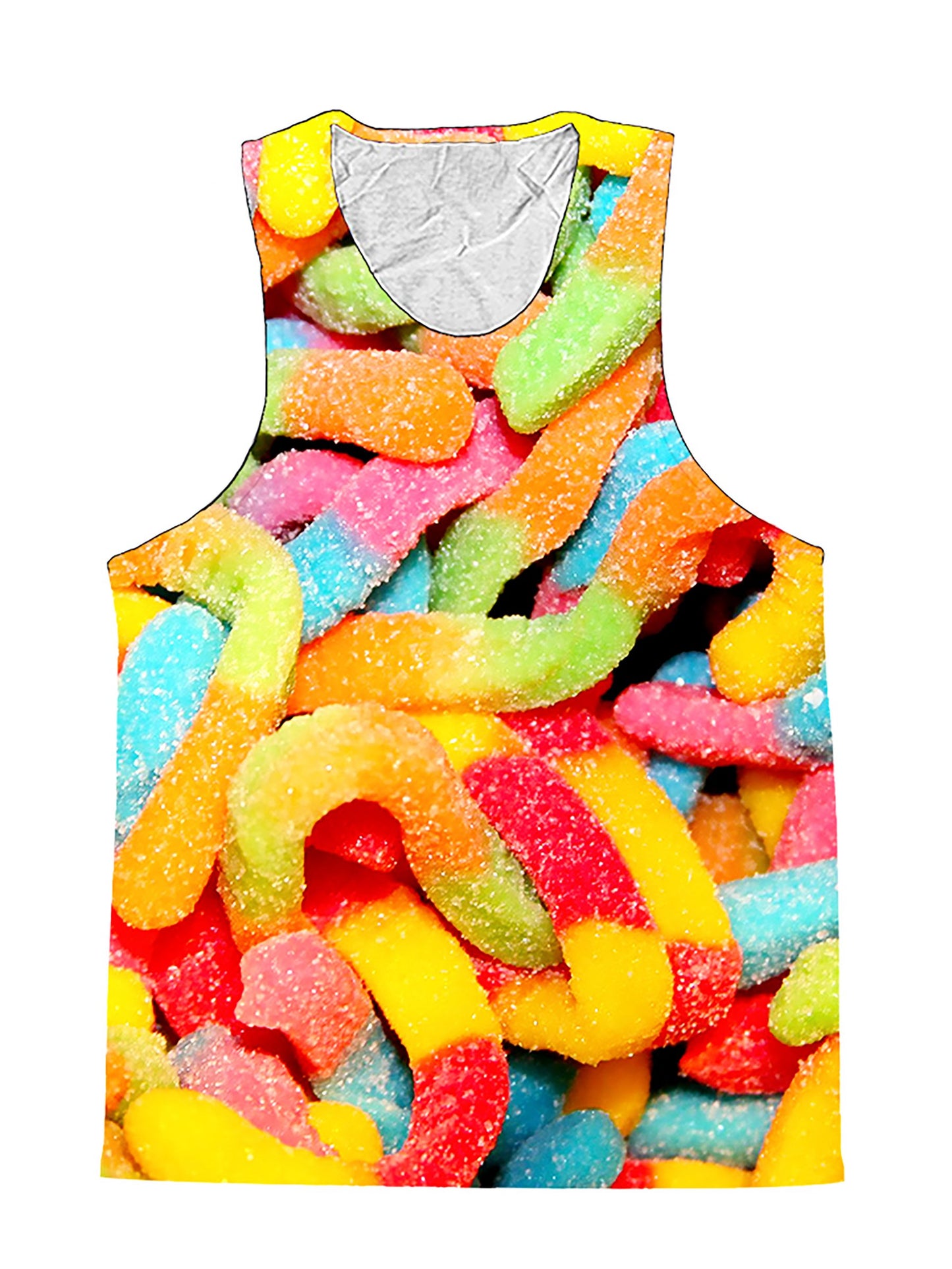 Gummy Worms Candy Foodie Premium Tank Top - Boogie Threads