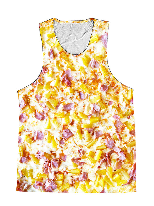 Pineapple Pizza Foodie Premium Tank Top - Boogie Threads