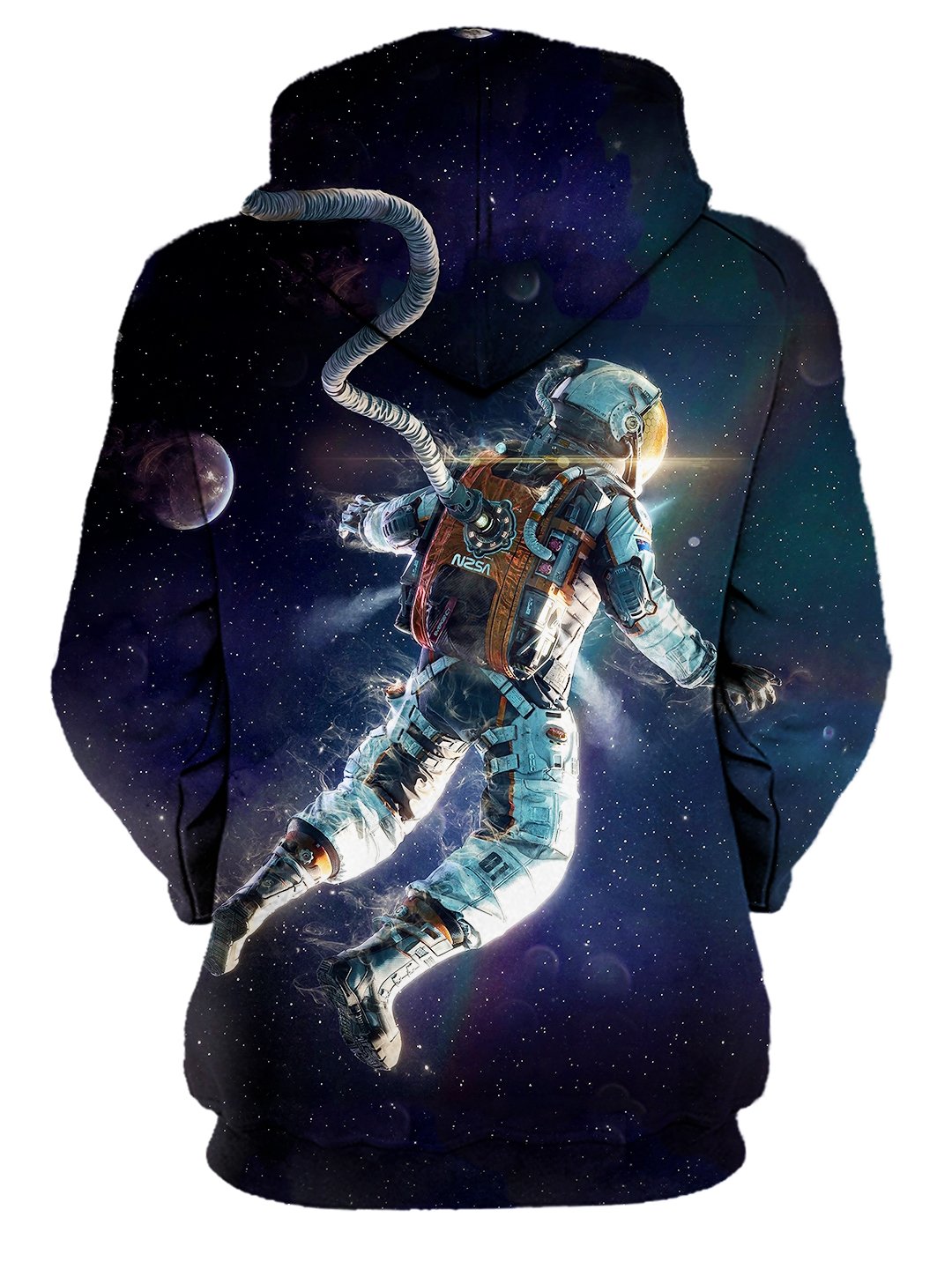 outer space astronaut sublimation hoodie