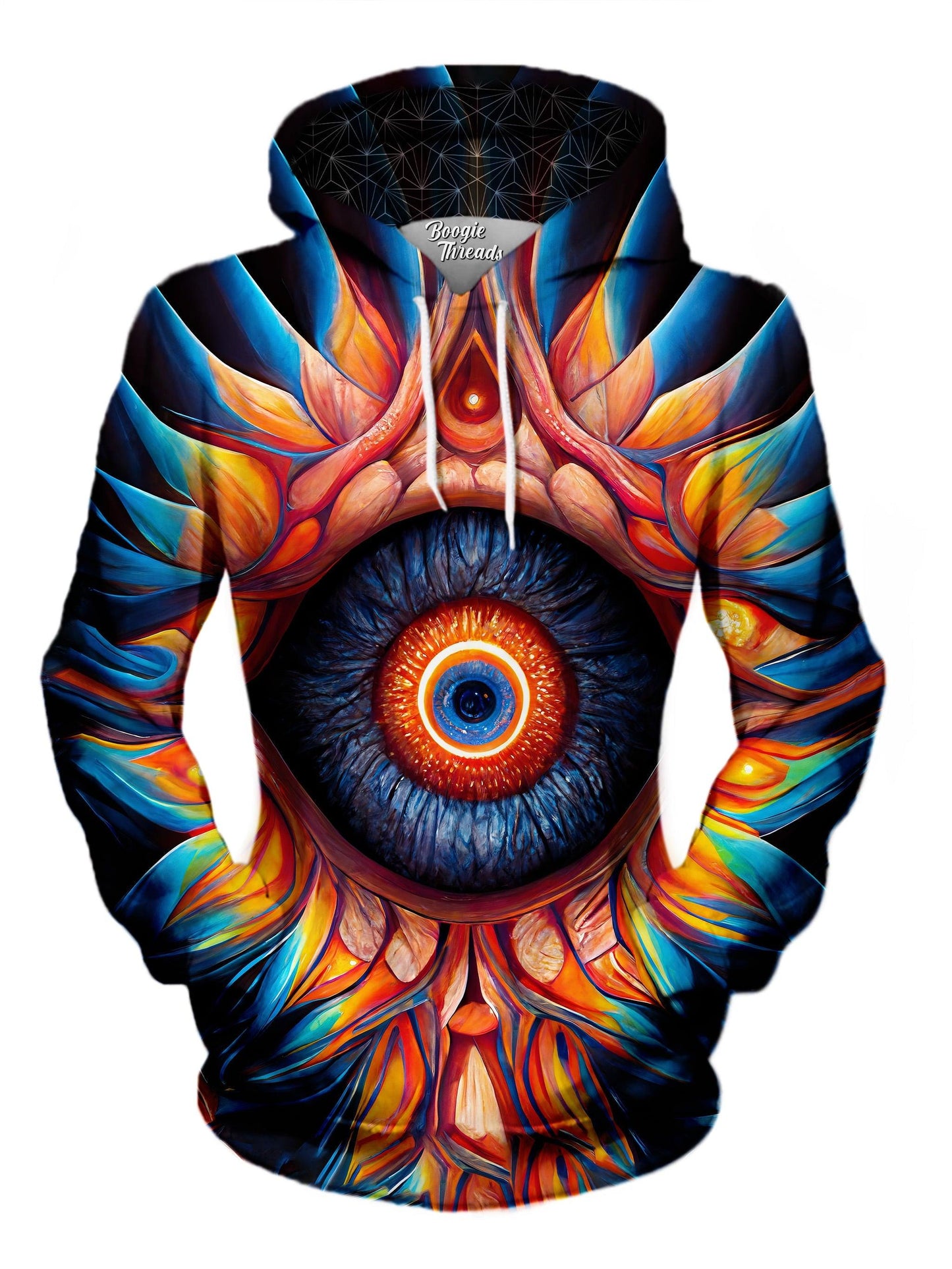 Hypnotic Liberty Unisex Pullover Hoodie - EDM Festival Clothing - Boogie Threads
