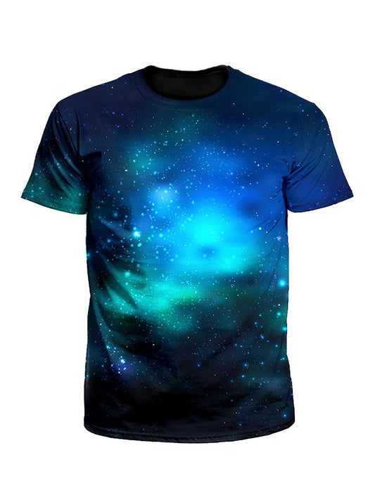 Deep Blue Galaxy Unisex T-Shirt - Boogie Threads