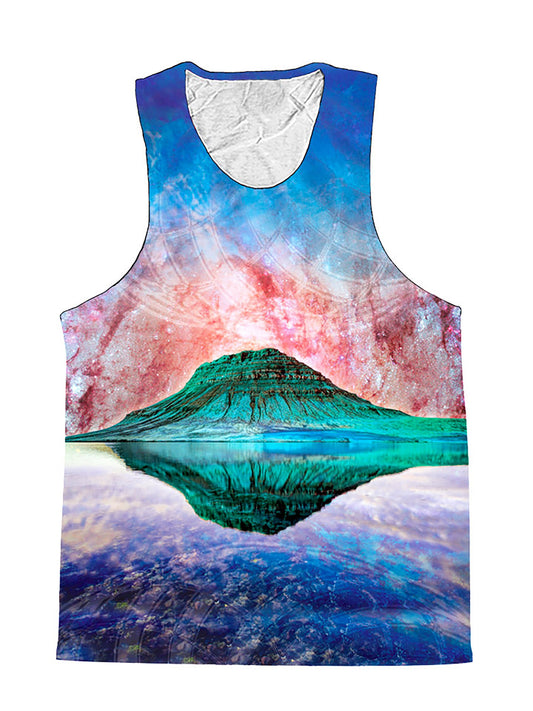 Alien Rockies Mountain Galaxy Premium Tank Top - Boogie Threads