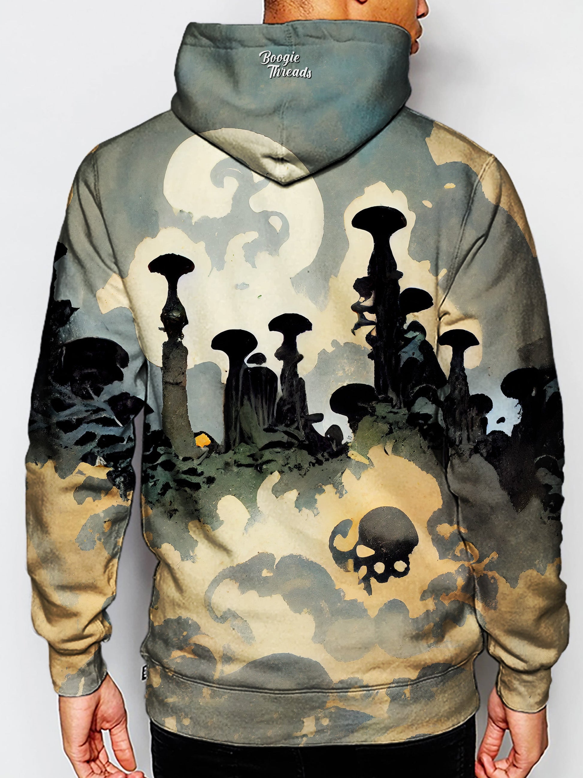 Anchored Smile Unisex Pullover Hoodie - EDM Festival Clothing - Boogie Threads