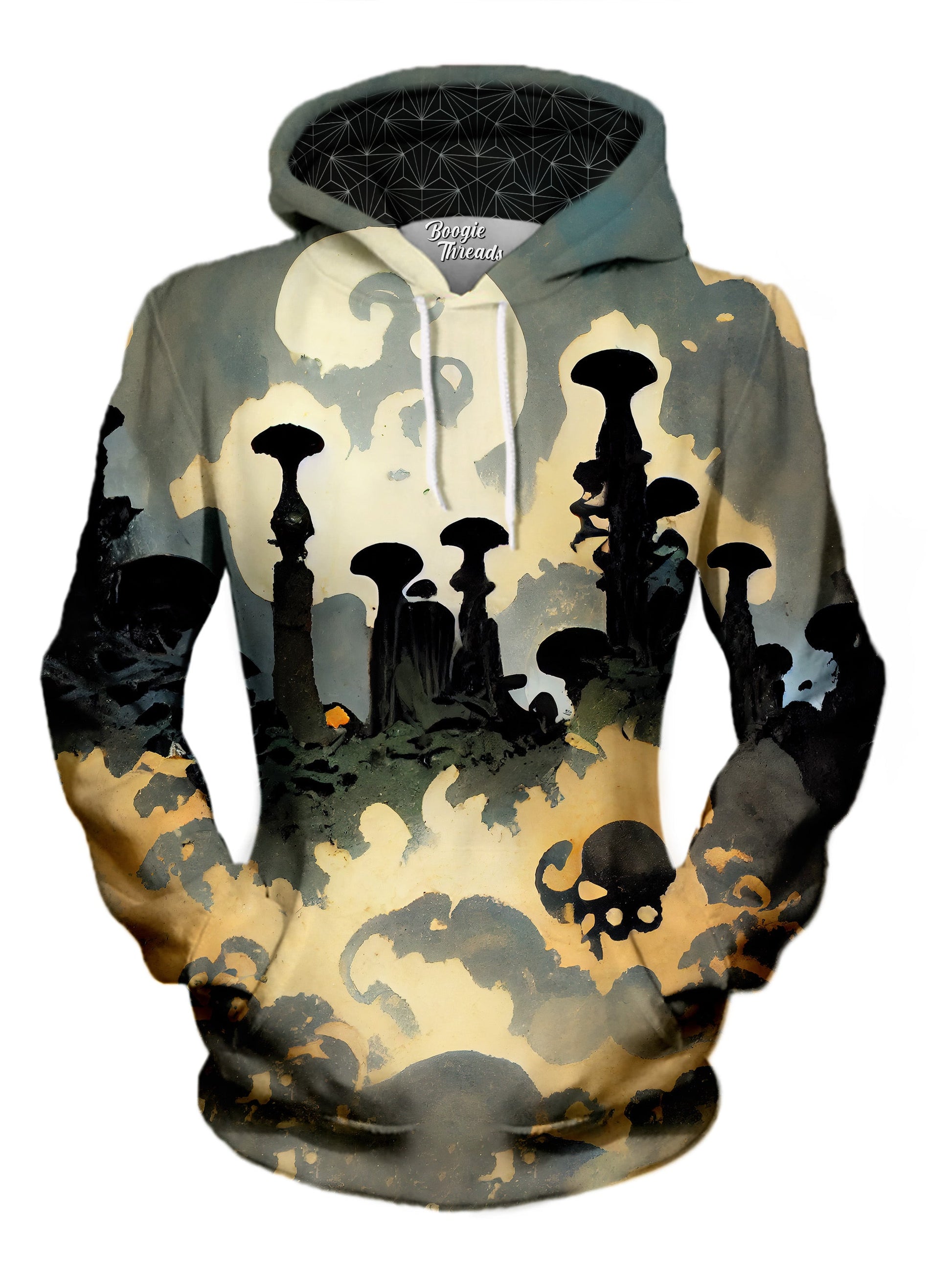 Anchored Smile Unisex Pullover Hoodie - EDM Festival Clothing - Boogie Threads