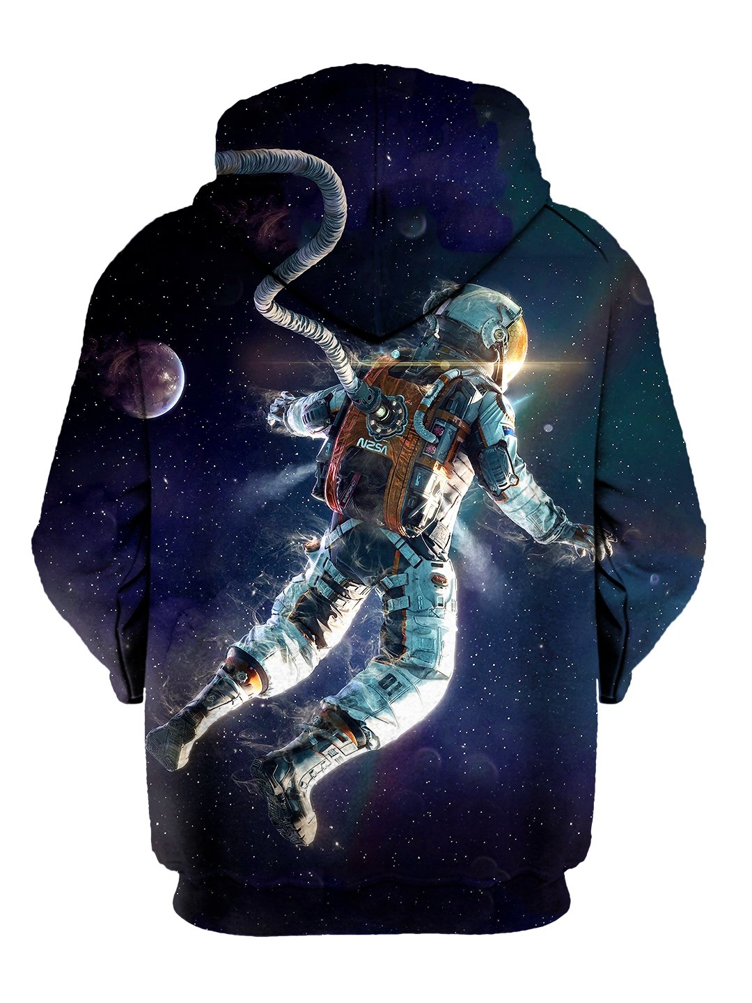 space themed print hoodie